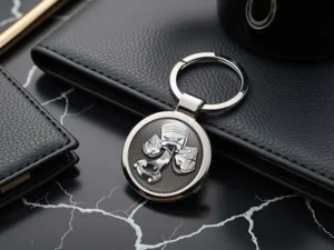 Porte-clés Métal Design Limité Fini Durable